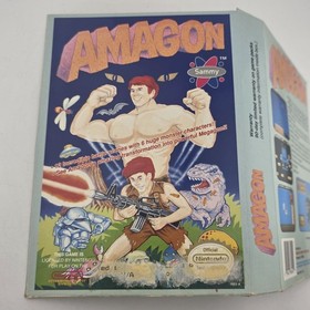 Amagon - Case Only - Nintendo Nes - Rental Box - Authentic Art (No Game)
