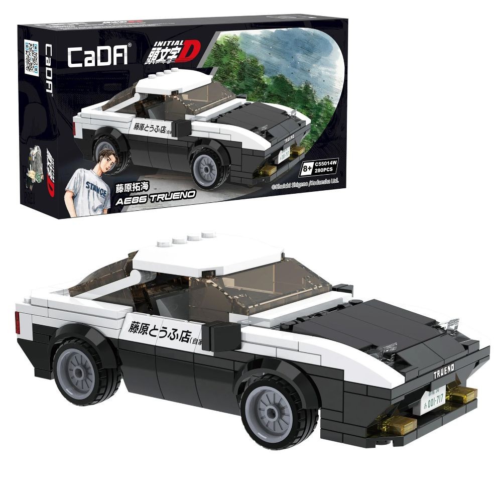 CaDa C55014W Toyota Trueno AE86 1:24 Scale Brick Building Kit