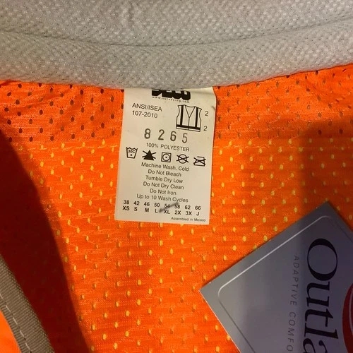 Seco Products Surveyor’s Vest Orange Yellow Size XL image 10