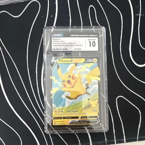 The Pokémon Company Pikachu V SWSH143 Promo Holo CGC 10 190 HP English 2021