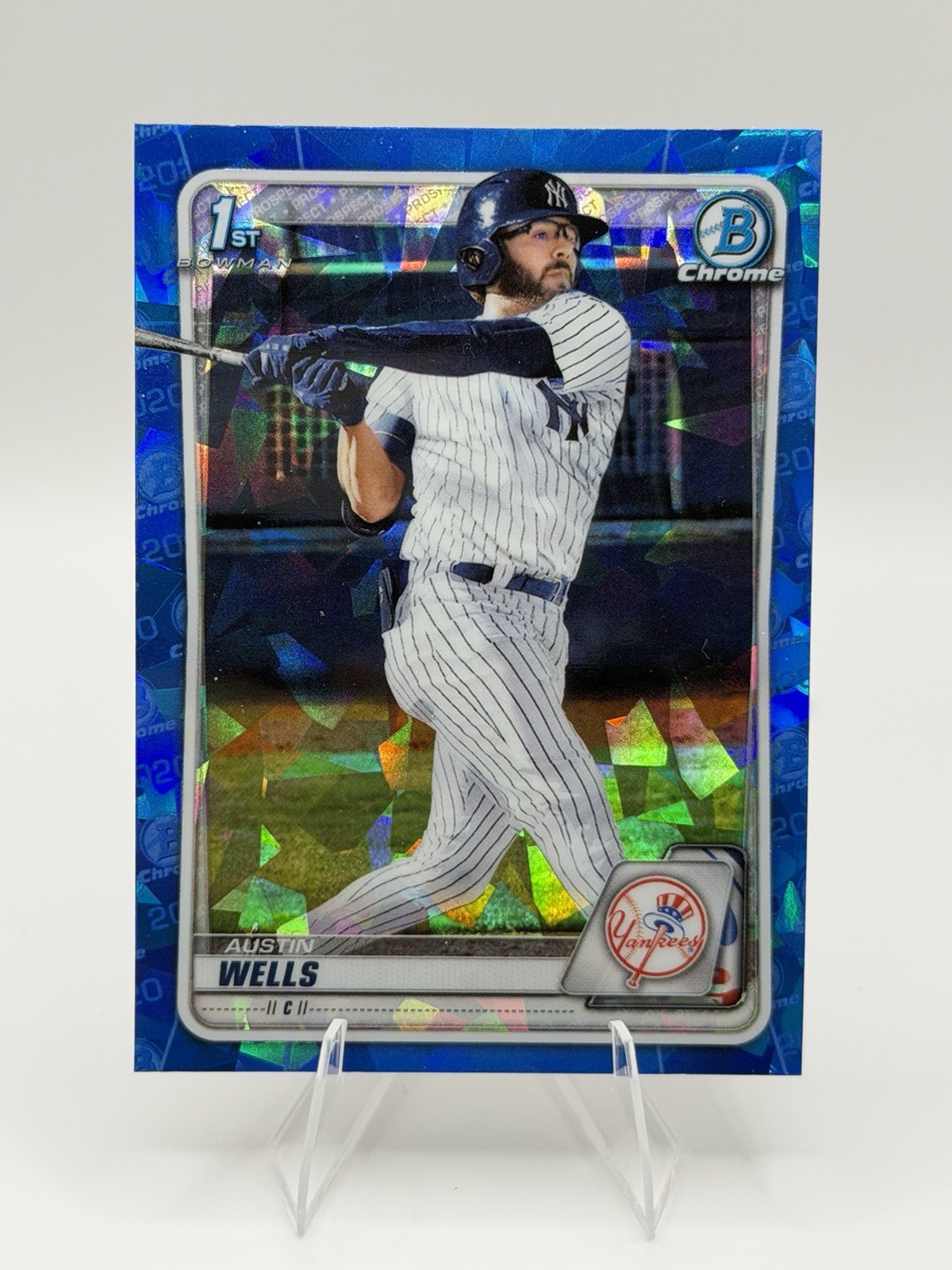 2020 Bowman Chrome Draft Sapphire Edition - Austin Wells #BD-56 (RC)