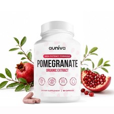 Auniva Pomegranate Extract Capsules, Natural Pomegranate Antioxidant Supplement