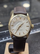 Rolex 34mm 10k Gold Watch Ref 6084 1963 Serviced