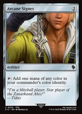 Arcane Signet (FF10) 334 C Normal FIC MTG NM