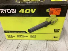NEW RYOBI RY404012 450CFM 40V Variable Speed Jet Fan Blower- TOOL ONLY