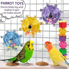 Lovebird Toys, Parakeet Toys for Conures, Small Bird Interactive Training Par...