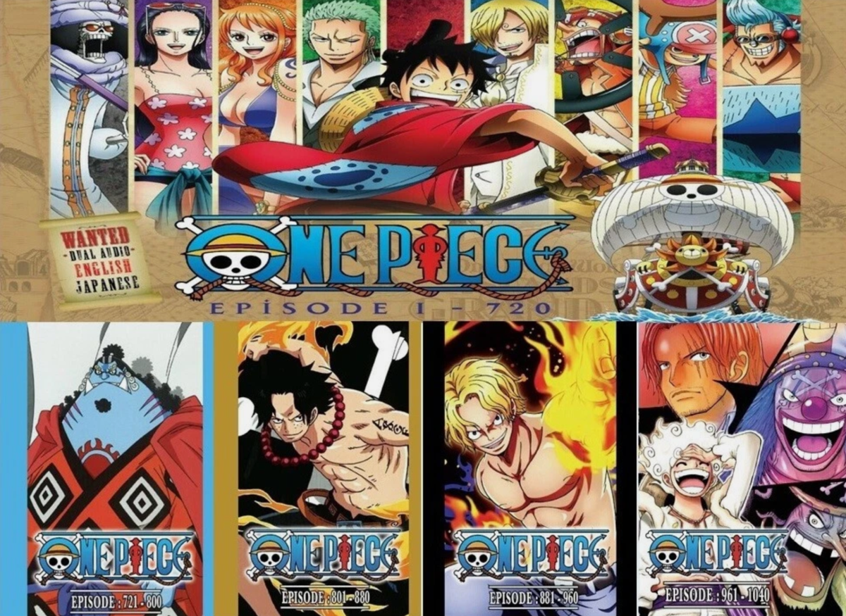 One Piece Anime DVD Set Episodes 1-1120 English Dubbed Complete TV