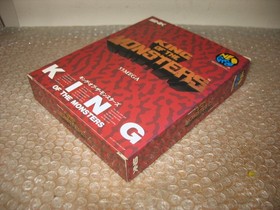 BOXED KING OF THE MONSTERS 1 CARTON BOX NEO GEO AES JAP IMPORT!