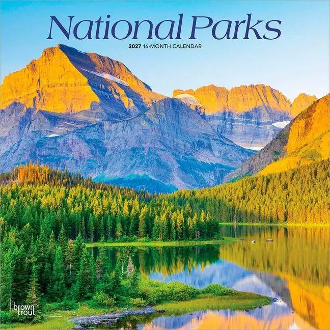 Browntrout Publishers National Parks 2027 12 X 24 Inch (Hanging) Monthly Square Wall Calendar Plastic-Free - Image 4