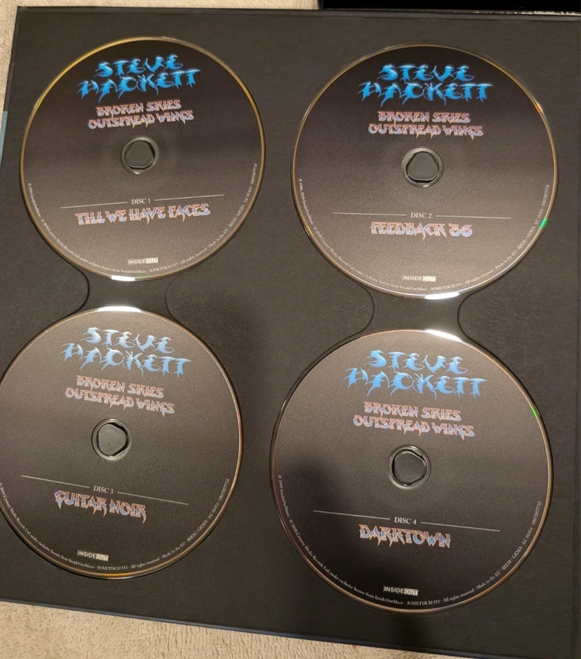 Steve Hackett Broken Skies Outspread Wings 6 CD 2 DVD Box Set with Book Genesis - Image 4 of 4