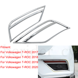 abs rear fog lamp cover trim fit for volkswagen vw t 2018 crosstrek rear fog light