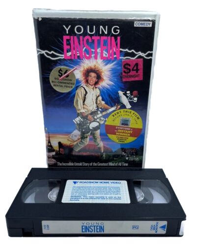 Reckless Kelly & Young Einstein VHS Double Yahoo Serious Ex-Rental Clamshell - Picture 12 of 18