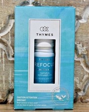 THYMES Refocus Juniper Mint Natural Diffuser Oil VEGAN Cruelty Free Made in USA