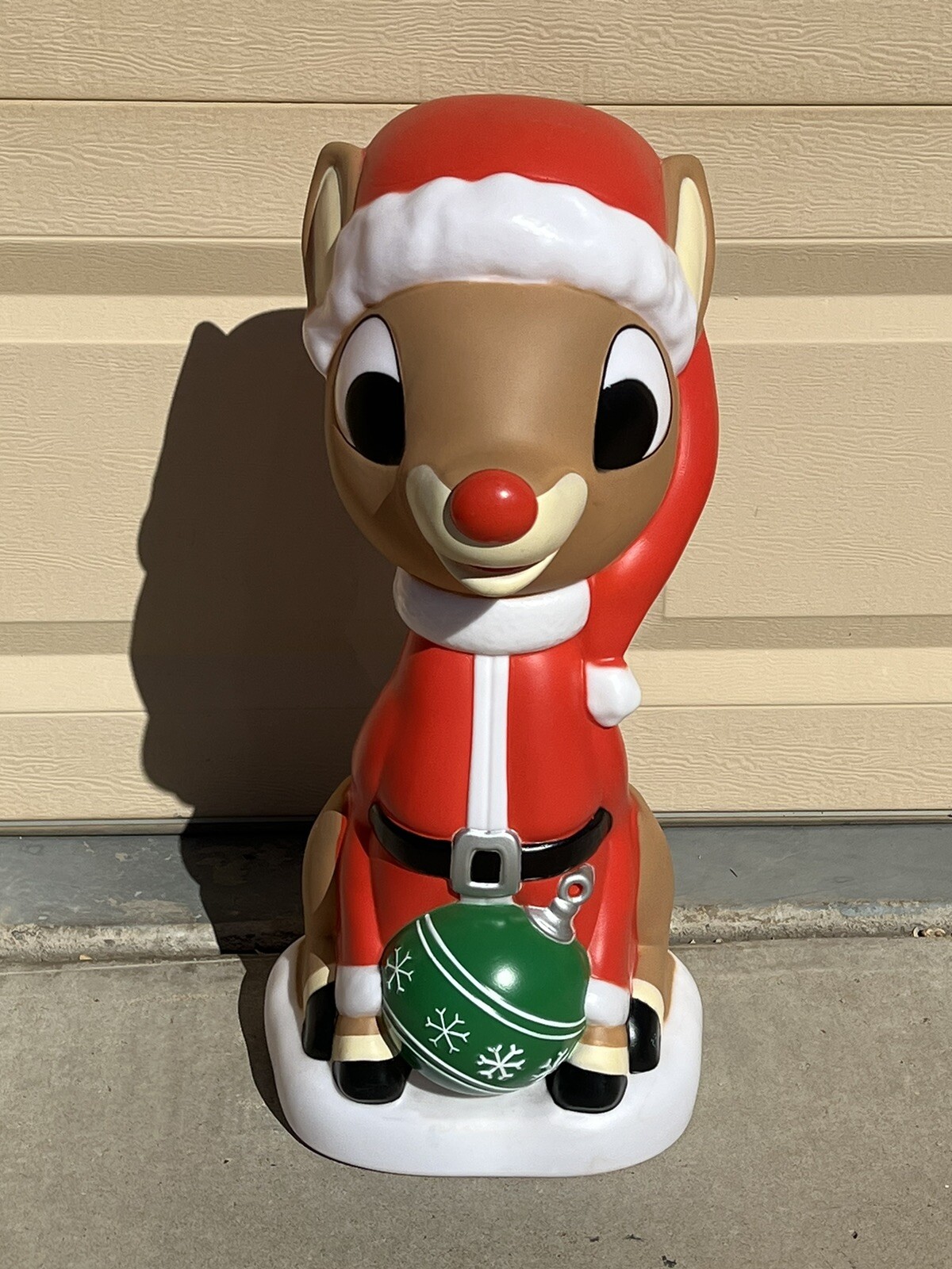 Gemmy Rudolph The Red Nosed Reindeer 24 Inch Lighted Christmas Blow