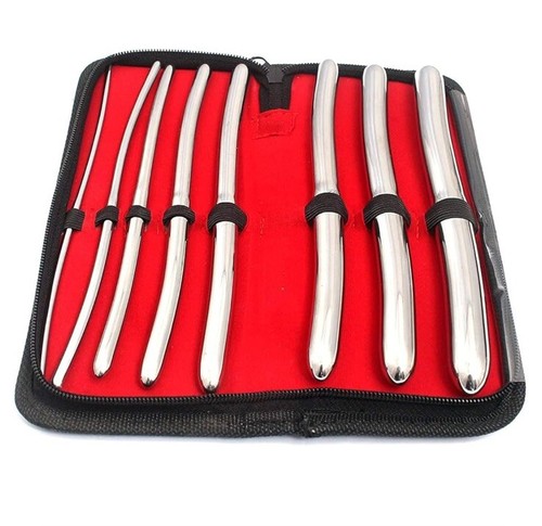 5 Set 8 Pezzi Hegar Dilatatore Canino Uretrale Utrina Suoni Strumenti Totale 40 Pezzi - Foto 4 di 4