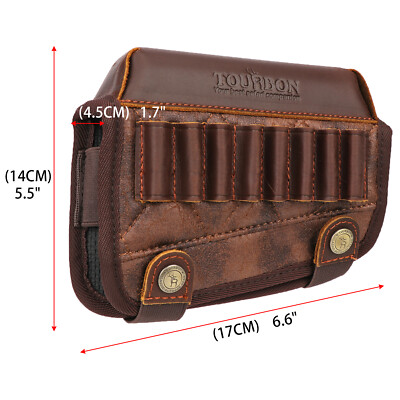 TOURBON Leder Schießgewehr Schrotflinte Slip-on