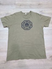 Lost Dharma Initiative Band Concert Men’s T Shirt Sz Medium Black Green Vintage