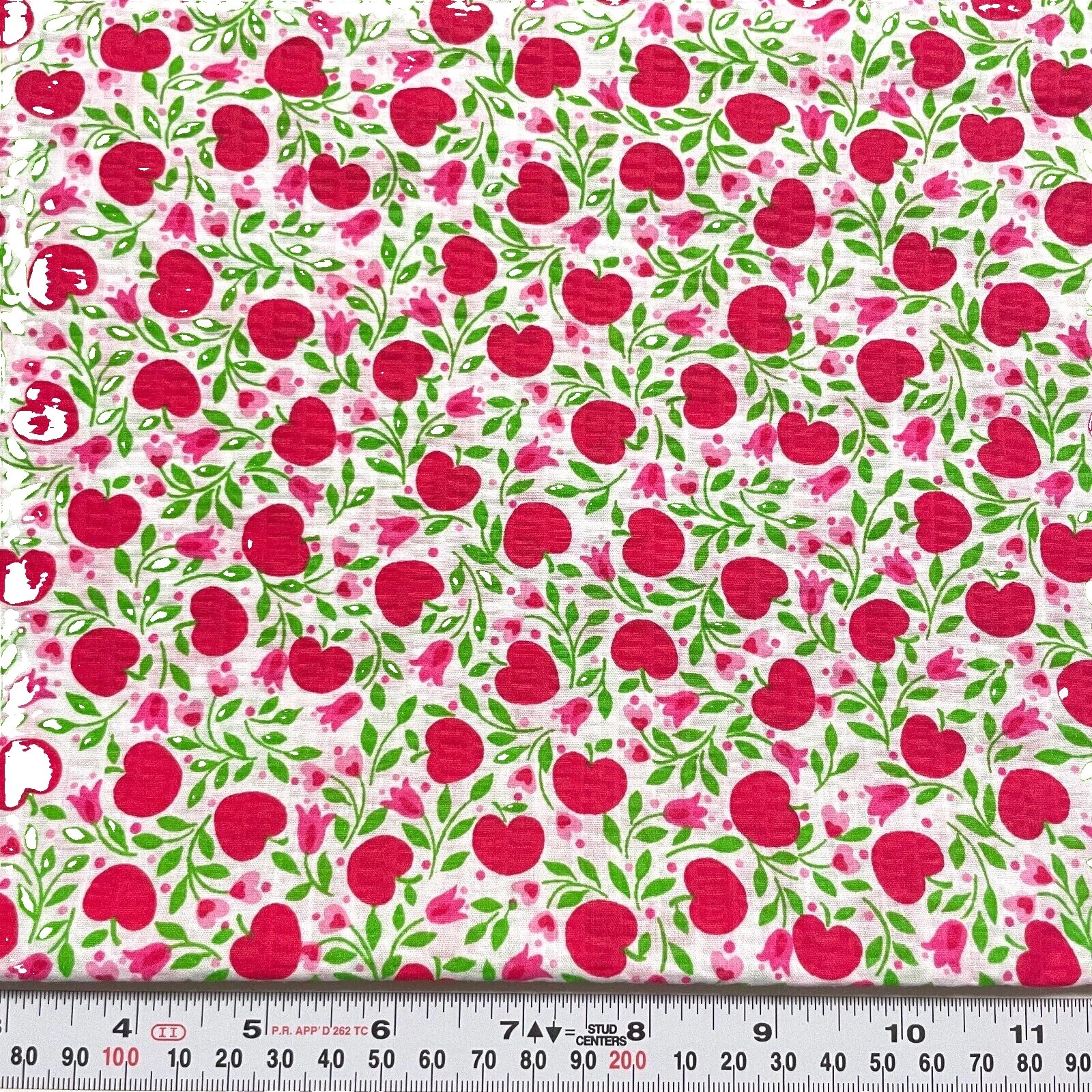 Flores y Plantas Seersucker telas artesanales Floral