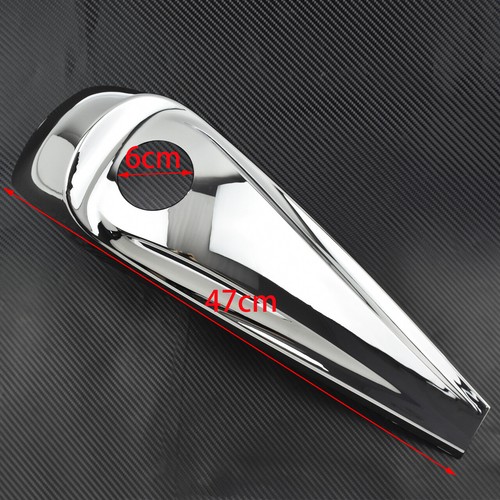 All Chrome Dash Fuel Console Cover Fit For Harley Touring Road Glides 2008-2020 - Picture 2 of 5
