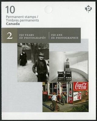 CANADA 2014 150 Years of Canadian Photography - S/A 'P' stamp booklet ...