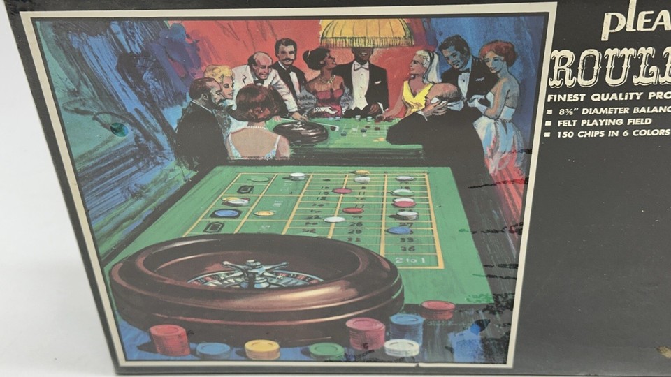 Pleasantime Miniature Balanced Roulette Wheel Felt Field Chip Pacific