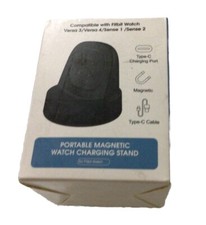 Charger Dock for Fitbit Sense/Sense 2/Versa 4/Versa 3, Magnetic Watch Charger