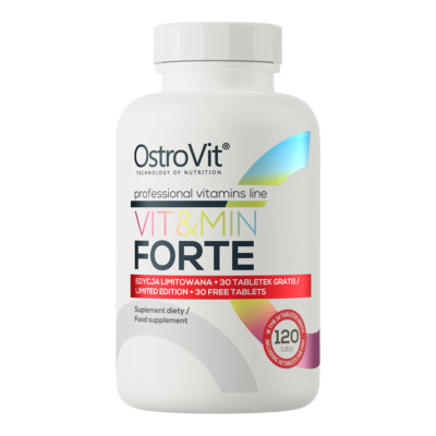 VIT&MIN Forte 120 Tabletten Multivitamin & Mineralien C,D, Zink, Potassium