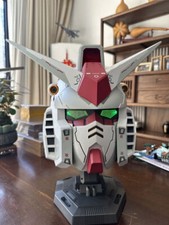 Mobile Suit Gundam RX-78 Cosplay Mask Wearable Anime Helmet LED Light up w/Base