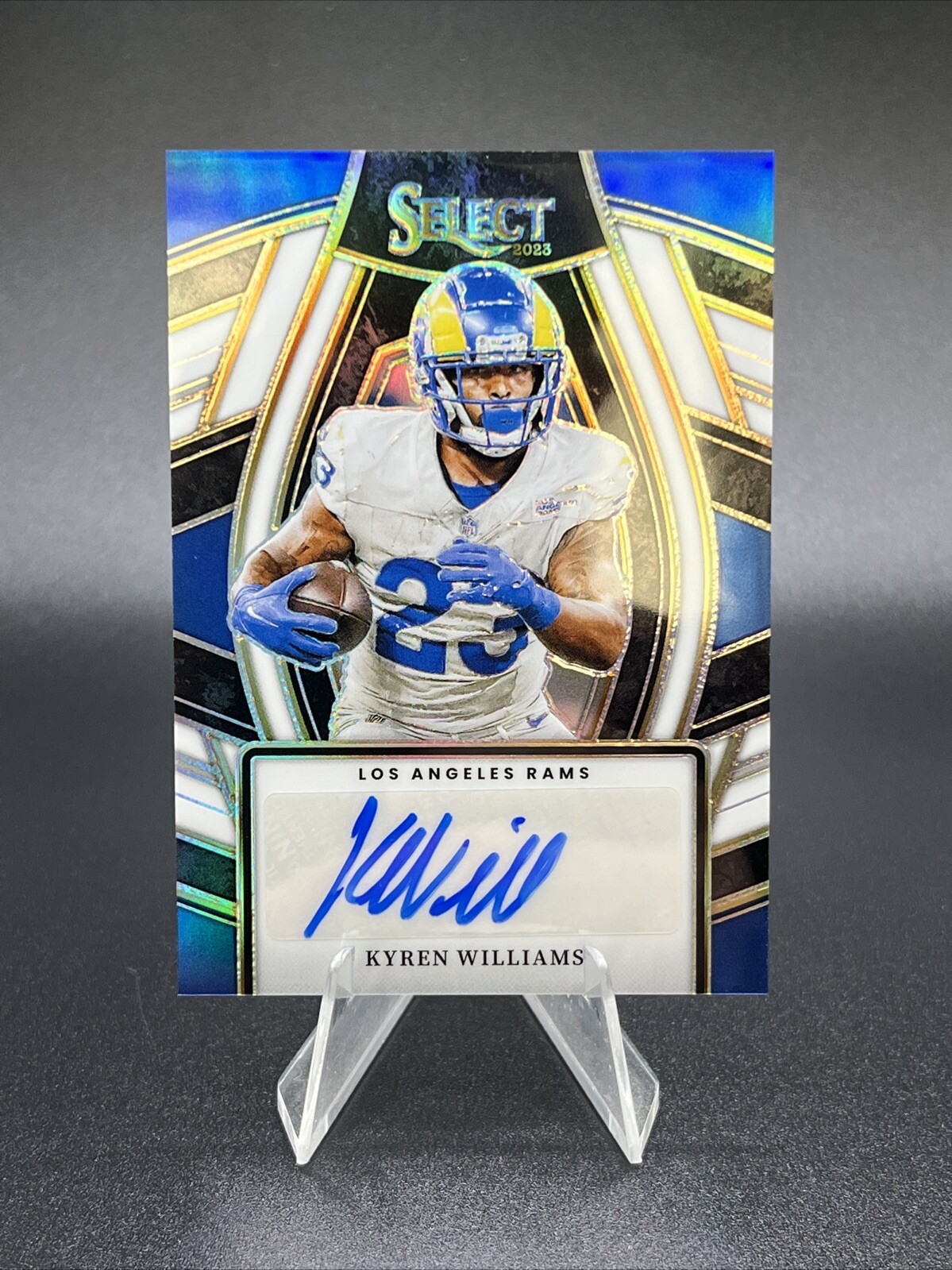 2023 Panini Select Prizm Kyren Williams Auto /50 No. SELS-KWI