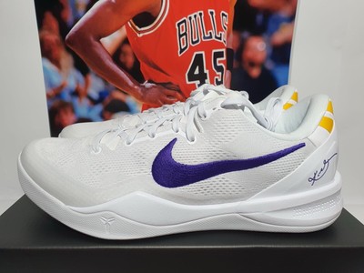Nike Kobe VIII 8 Protro Lakers Home Herren UK 11 EUR 46 (HF9550 100)