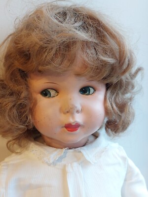 Antigua Muñeca De Carácter Cartón Molde 247 Ojos Pintados 72 Cm Unis