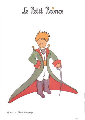ANTOINE DE SAINT EXUPERY The Little Prince and Red Cape 27.5