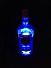 GLORIFIER DISPLAY BOTTLE GLOW LIGHT UP BOTTLE VIP -10 PACK- **BLUE**