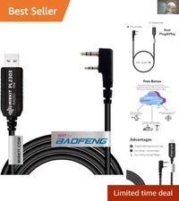 Baofeng USB Male-to-Male Programming Cable - 39 inches for Easy Radio Flashing