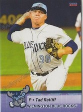 2019 Wilmington Blue Rocks Tad Ratliff RC Rookie Kansas City Royals
