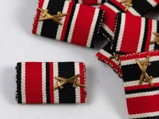 Bandspange Eisernes Kreuz 2.Klasse 1939 / Kriegsverdienstkreuz 2.Klasse mit Schw