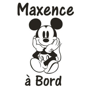 1 Sticker Bebe A Bord Modele Mickey Prenom Au Choix 12 Couleurs Ebay 1 Sticker Bebe A Bord Modele Mickey Prenom Au Choix 12 Couleurs Ebay