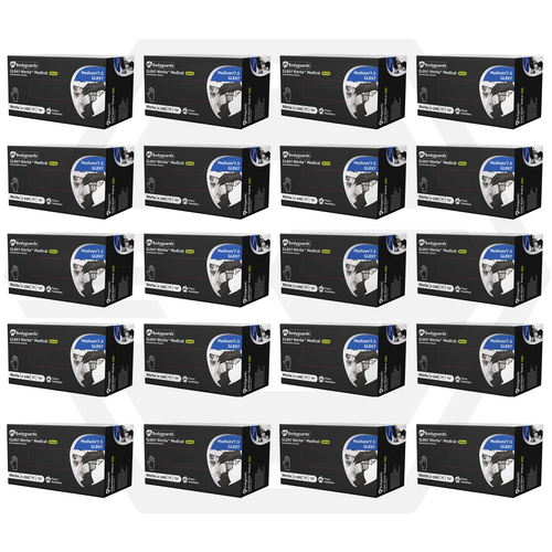 Bodyguards Powder Free Black Nitrile Disposable Gloves Box of 100 Tattoo MEDIUM - Picture 8 of 8