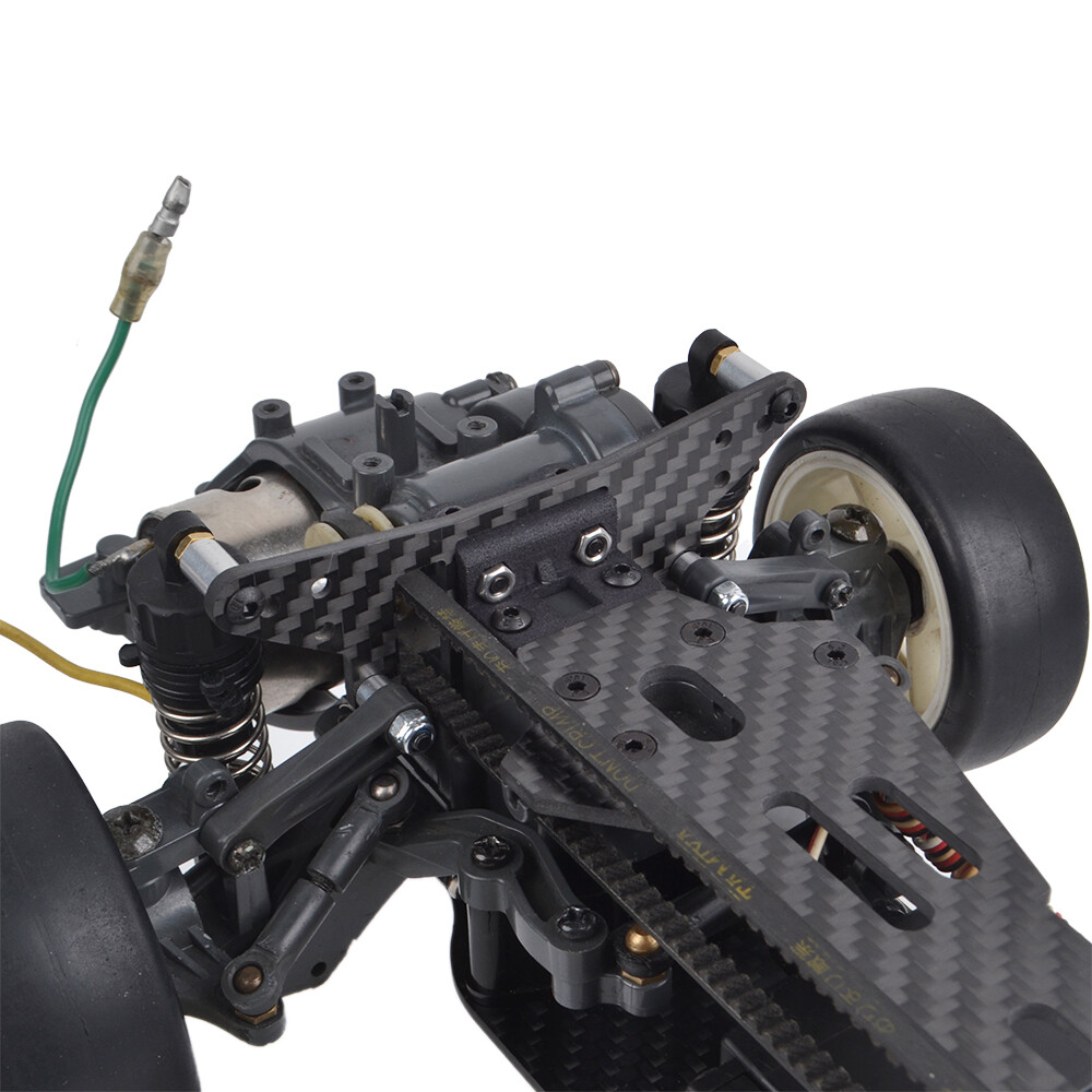 Carbon Front Rear Damper Stay/Shock Tower for Tamiya TA03 TA03F