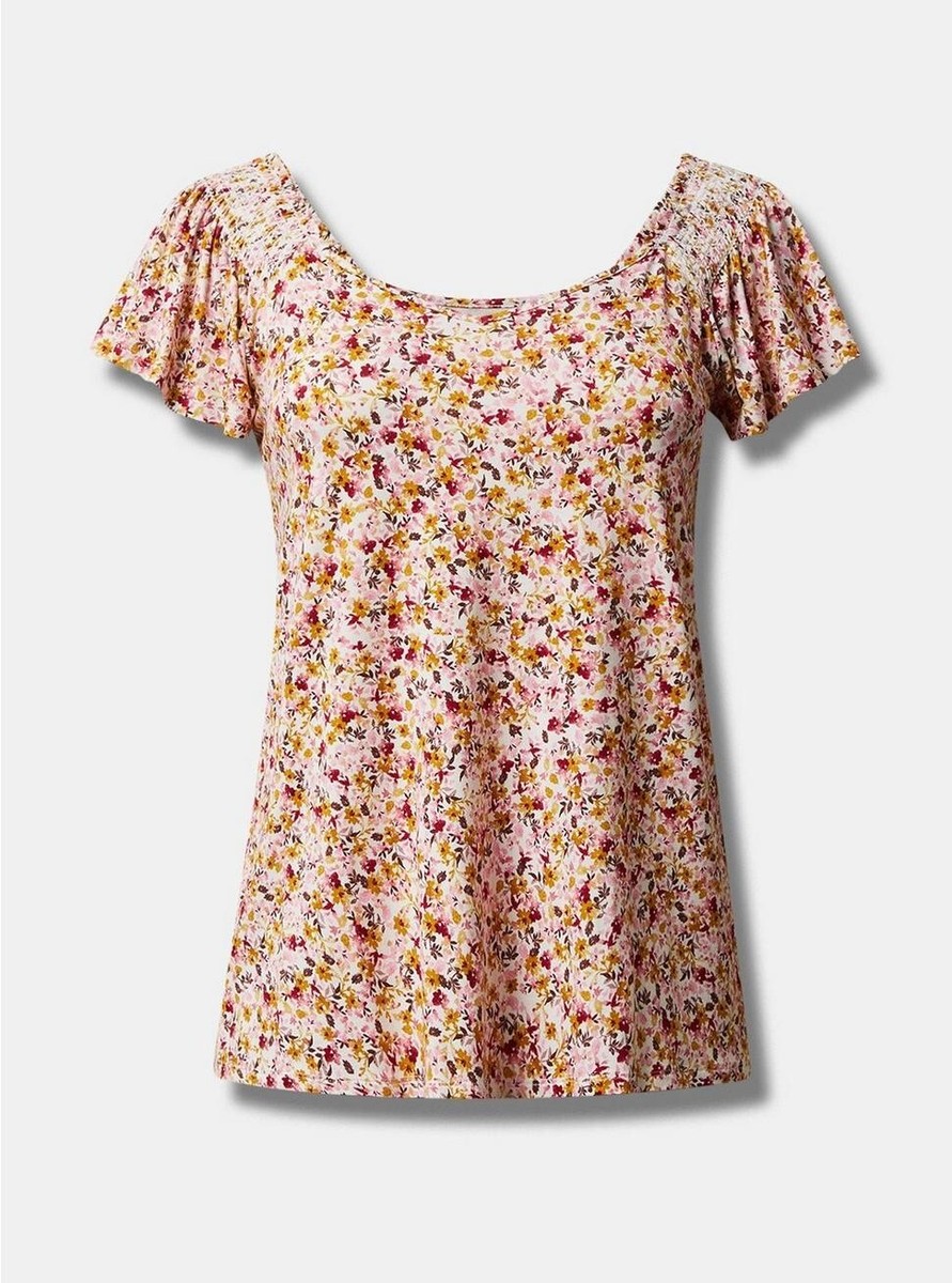 トップス THEREDTHREAD Spuff sleeve tops lightning THEREDTHREAD / ザレッドスレッド】S puff sleeve tops lightning