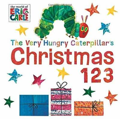 The Very Hungry Caterpillar's Christmas 123 - Board book - VERY GOOD