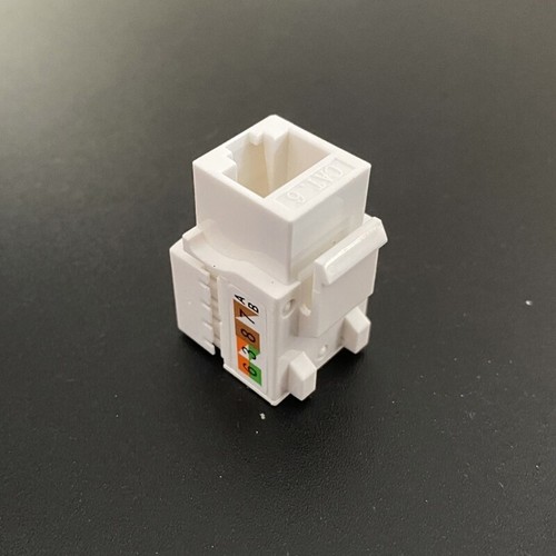 CAT6 RJ45 Keystone Jack Female Coupler Insert Connector Socket Adapter - Afbeelding 7 van 8