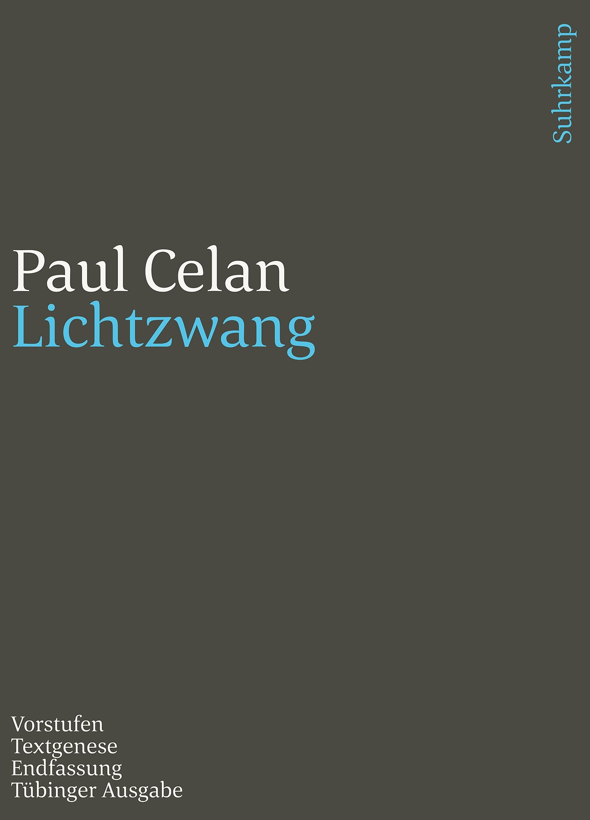 Thumbnail - Werke. Tübinger Ausgabe, Paul Celan