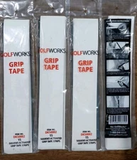 (60) Golf Grip Tape Strips  Solvent Activated The GOLFWORKS Lot of 60