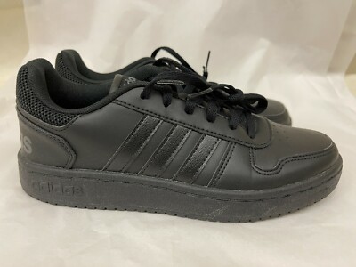 Adidas Women's Hoops 2.0 Basketball Shoes, Black/Black, 6.5 Medium