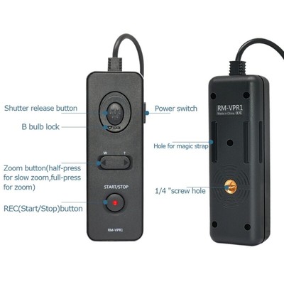 RM-VPR1 Camera Remote Control Shutter for A7II A7S A7III A5000 A5100 A6000 A58