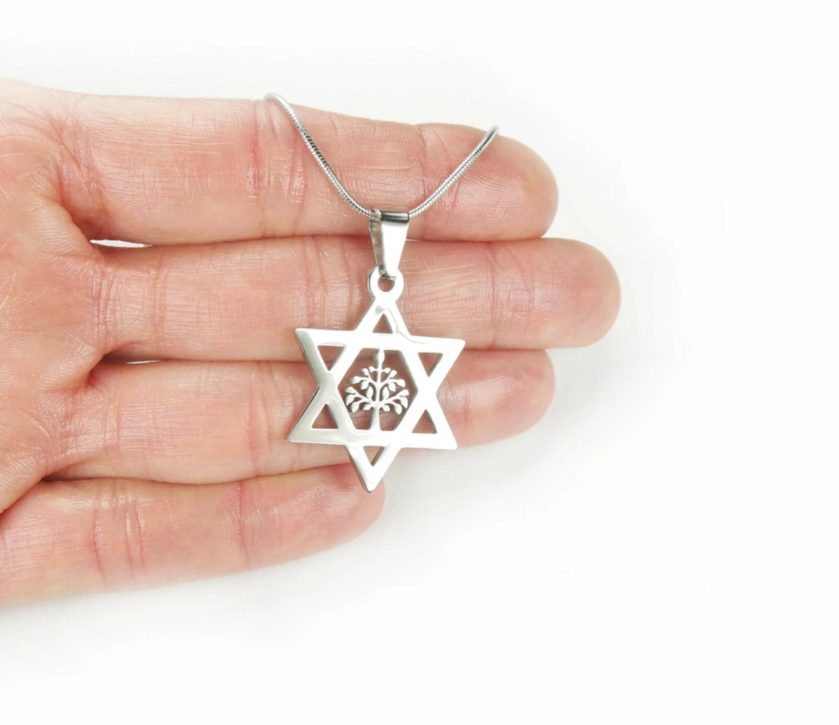 Shield of david necklace clearance