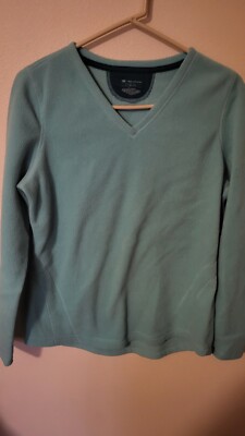Tek Gear Fleece Mintish Green Size Large 27 L 23 Across Front Chest Pit To Pit