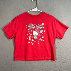 Uniqlo Hello Kitty Kids Pink Graphic T-Shirt Size 13 Cartoon