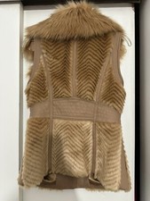 GUESS Fur Vest Jacket Size Small